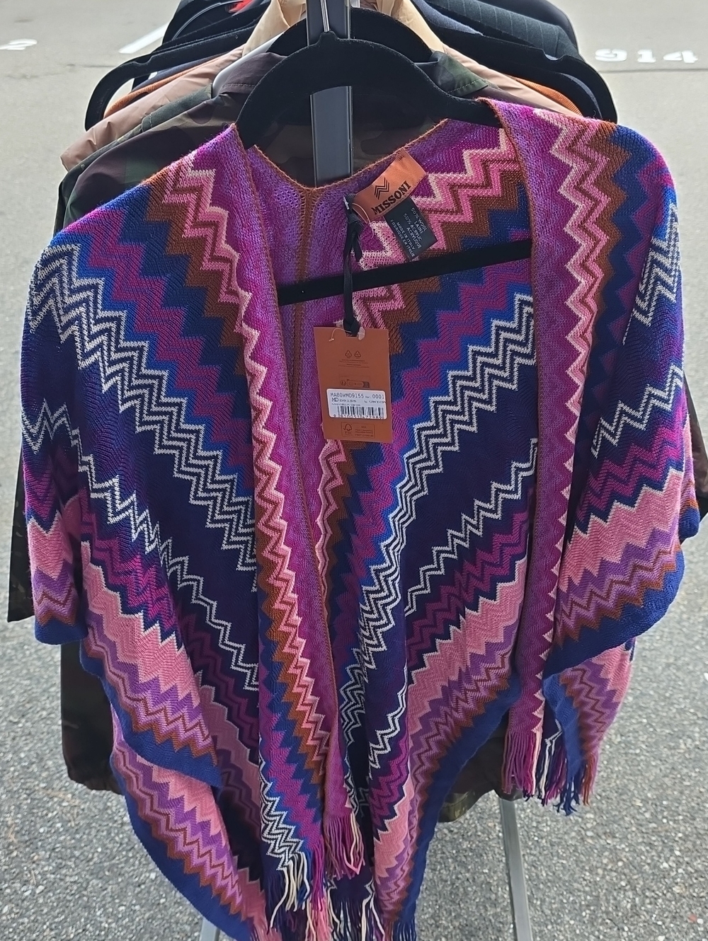 Missoni Mantella Cape | poncho Top Wool